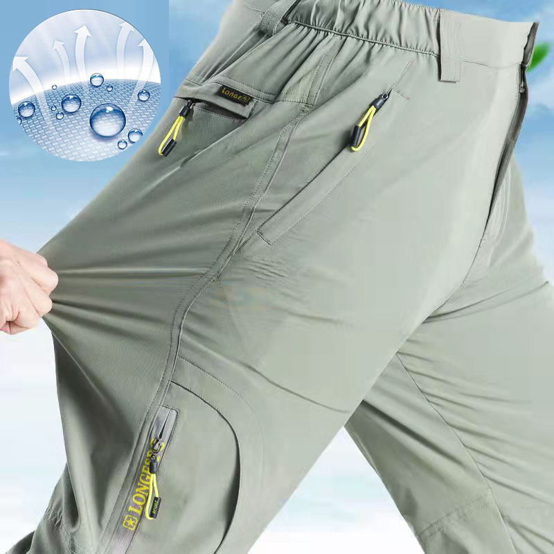 Fishing Pants Waterproof - 5XL Summer Quick Dry Hiking Pants