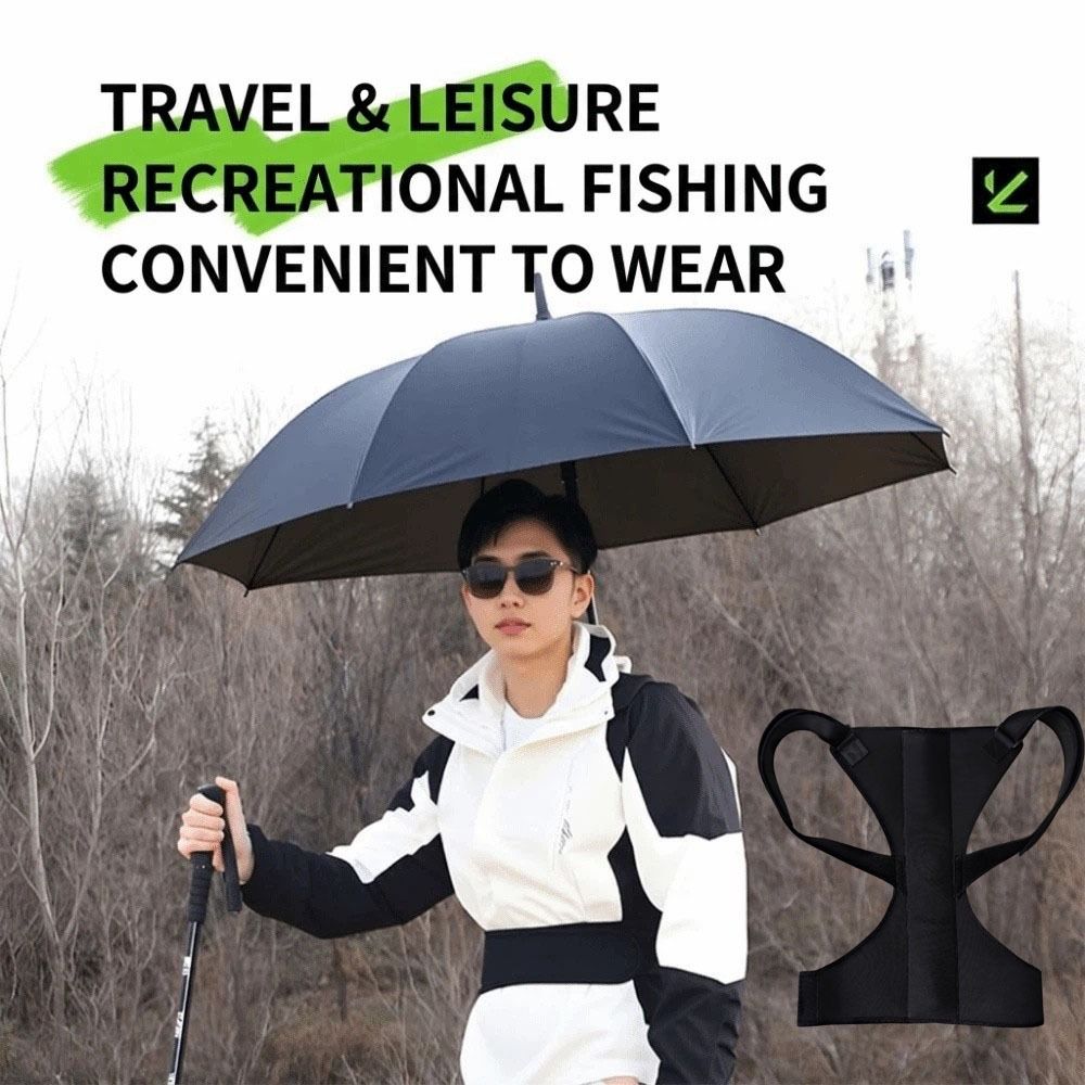 Wearable Backpack Umbrella Har - Fishing Backpack ulasan dan harga