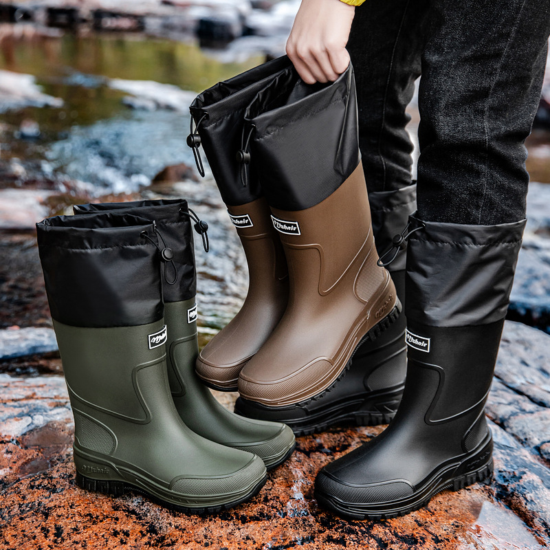 Men's Waterproof Fishing Deliv - Fishing Boots ulasan dan harga