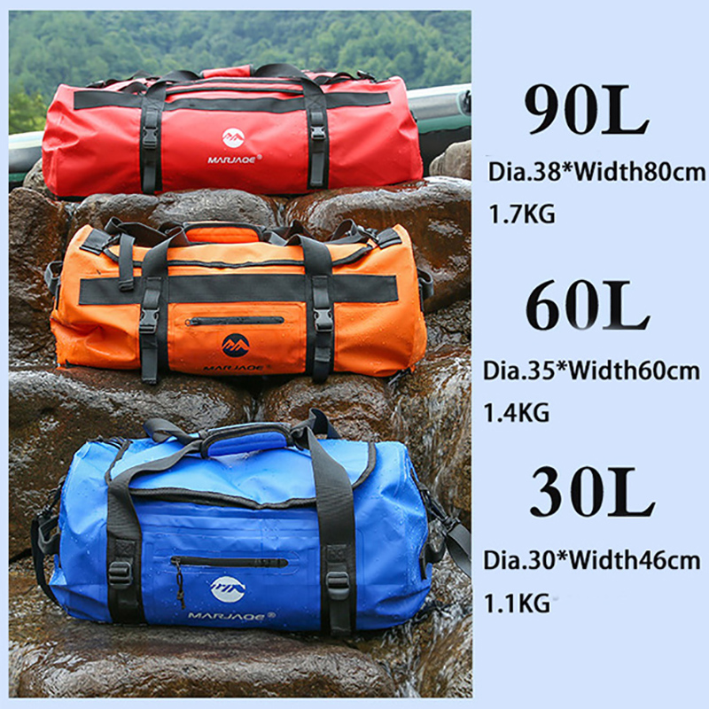 30L 60L 90L Waterproof Kayakin - Fishing Bag Waterproof ulasan dan harga
