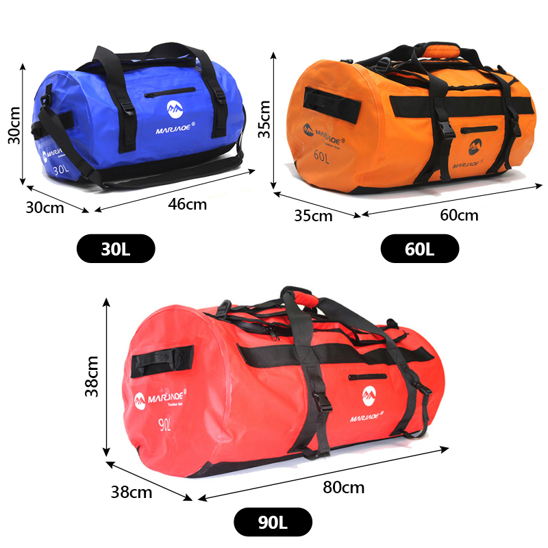 30L 60L 90L Waterproof Kayakin - Fishing Bag Waterproof ulasan dan harga