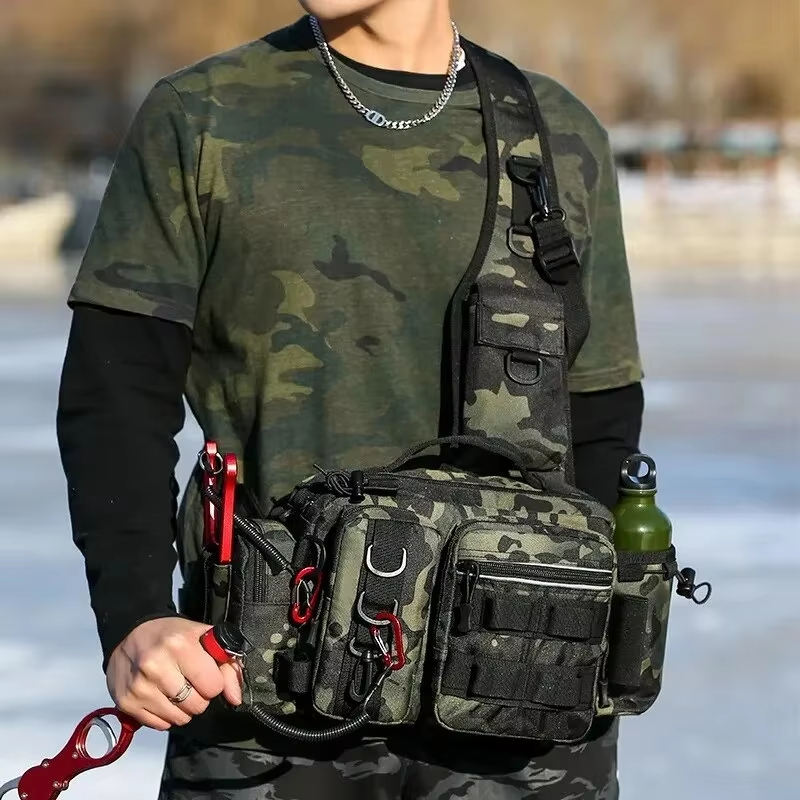 Outdoor Tactical Camping Climb - Fishing Backpack ulasan dan harga