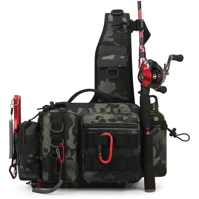 Outdoor Tactical Camping Climb - Fishing Backpack ulasan dan harga