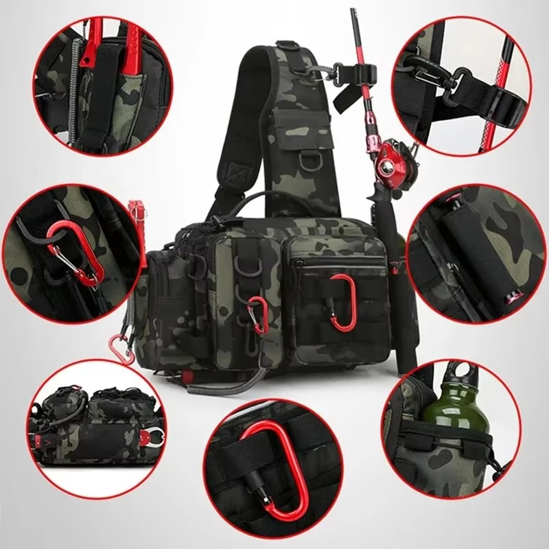 Outdoor Tactical Camping Climb - Fishing Backpack ulasan dan harga