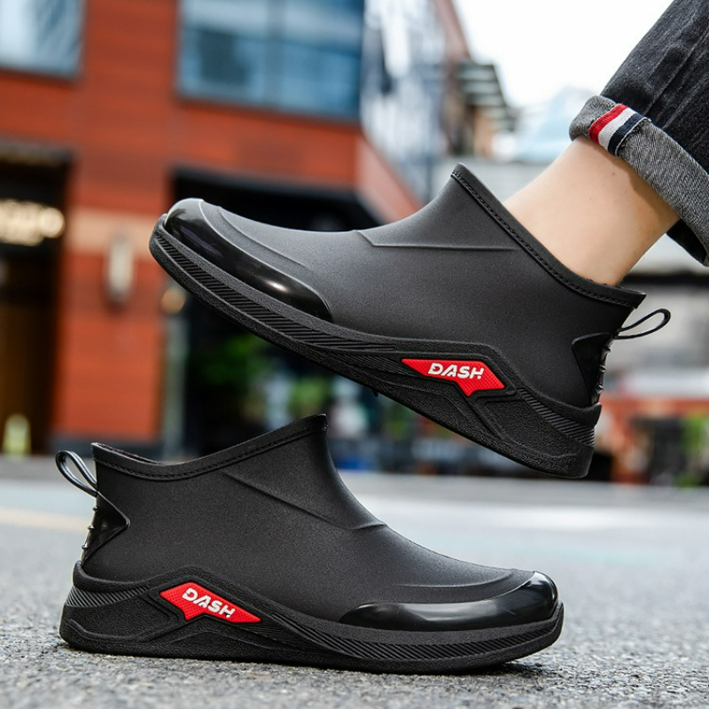 Men's Rain Shoes Waterproof Wo - Fishing Boots ulasan dan harga