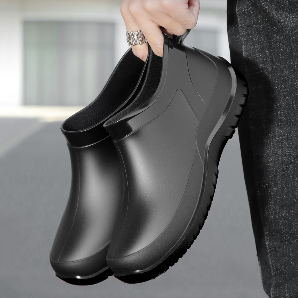 Rain boots Men's Waterproof Sh - Fishing Boots ulasan dan harga